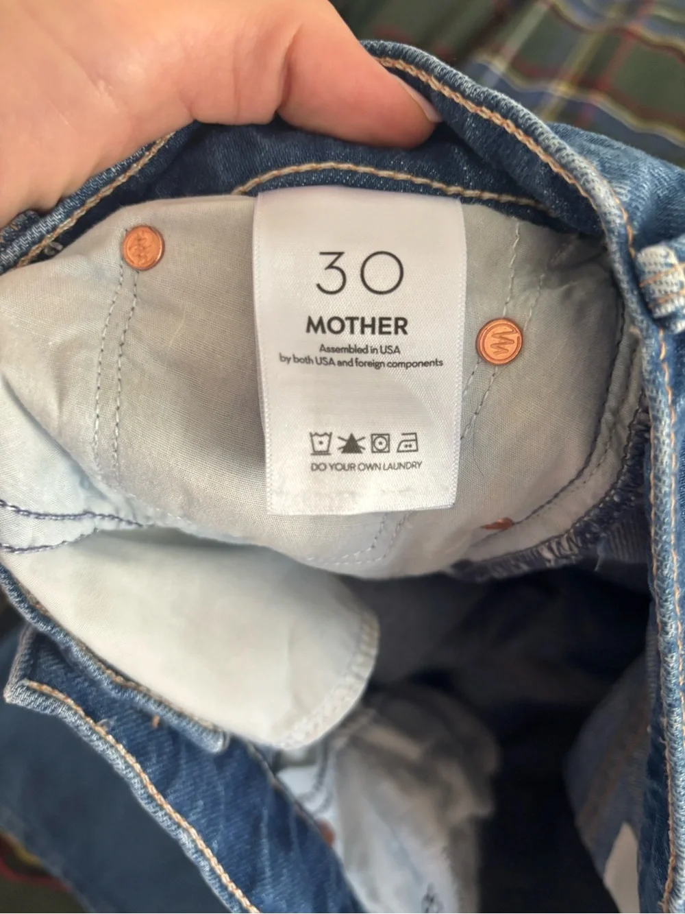 Mother the Bookie Sneak Scoot This Way size 30 (barely worn)